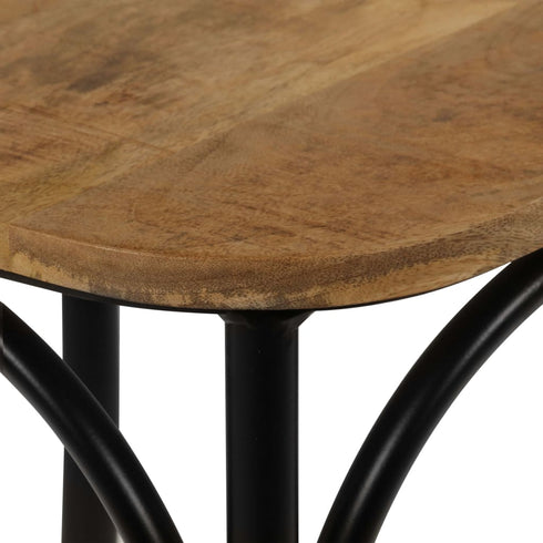 Swen Studio -  Cross Chairs 6 pcs Black Solid Mango Wood